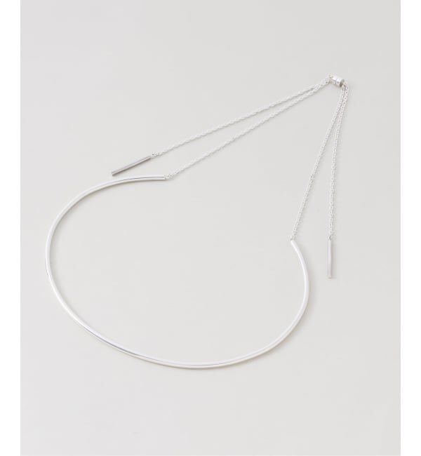 Spick and Span「《予約》【SAMH by LILAS】ラリエットパイプチョーカー SV」|ネックレス|