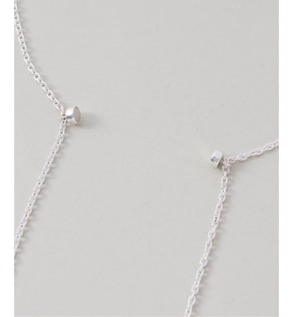 Spick and Span「《予約》【SAMH by LILAS】ラリエットパイプチョーカー SV」|ネックレス|