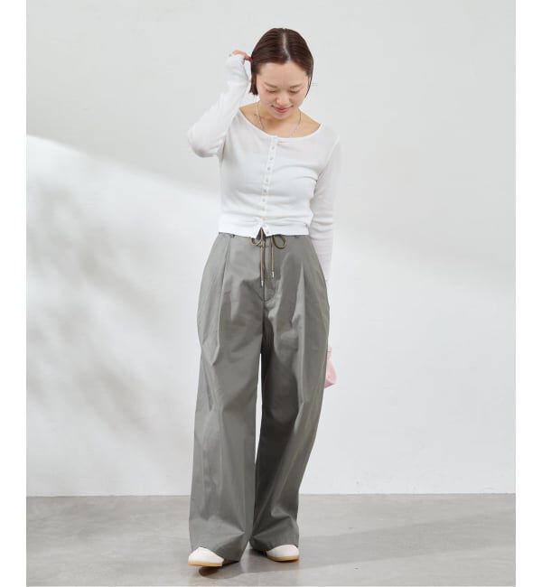 U by SPICK&SPAN「《追加》シフォンテレコカットトップス」|Tシャツ・カットソー|