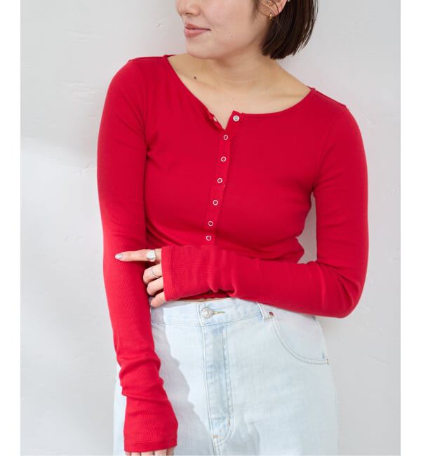 U by SPICK&SPAN「《追加》シフォンテレコカットトップス」|Tシャツ・カットソー|