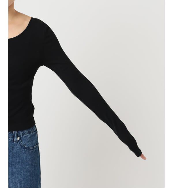 U by SPICK&SPAN「《追加》シフォンテレコカットトップス」|Tシャツ・カットソー|