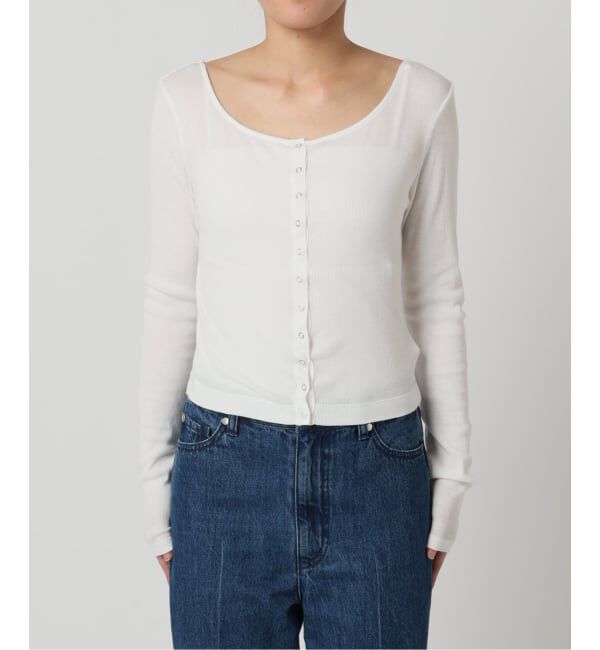 U by SPICK&SPAN「《追加》シフォンテレコカットトップス」|Tシャツ・カットソー|