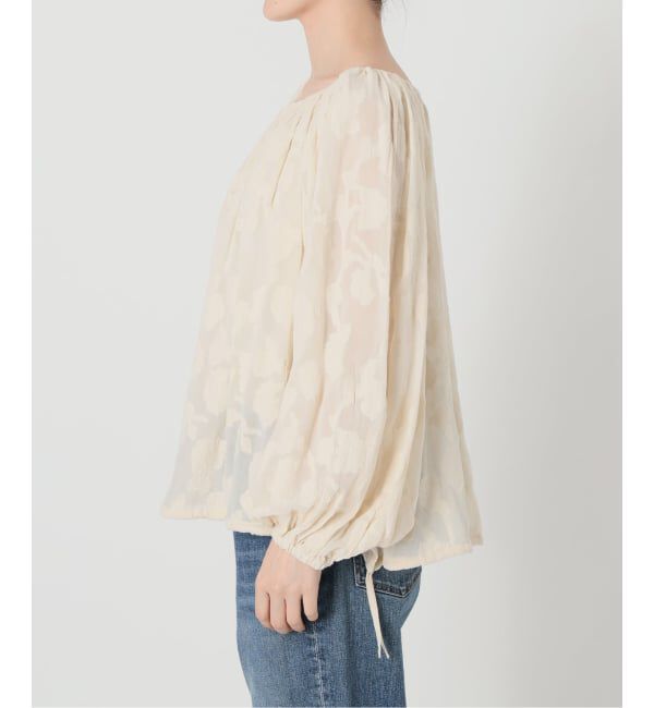 Spick and Span「《予約》HYU フラワージャガードブラウス」|シャツ・ブラウス|