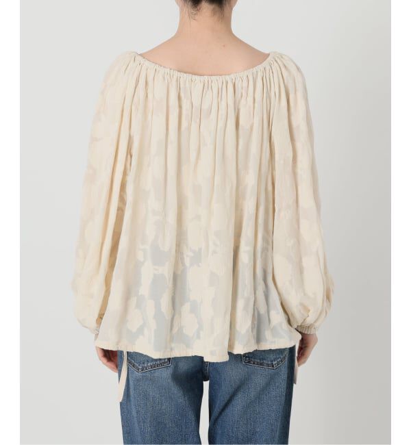 Spick and Span「《予約》HYU フラワージャガードブラウス」|シャツ・ブラウス|