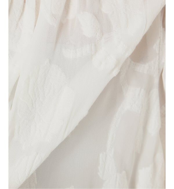 Spick and Span「《予約》HYU フラワージャガードブラウス」|シャツ・ブラウス|