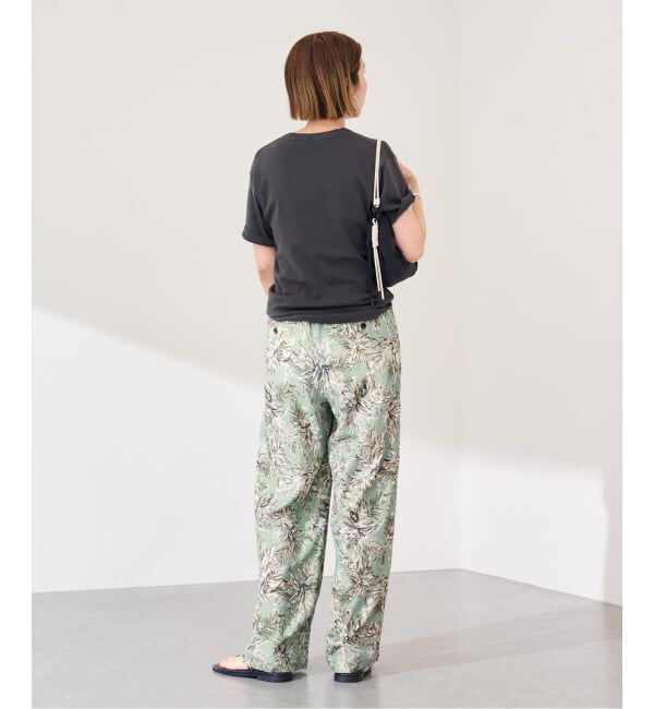 FRAMeWORK「≪予約≫リーフプリントタックパンツ」|その他|