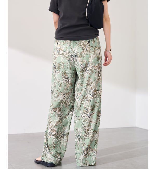 FRAMeWORK「≪予約≫リーフプリントタックパンツ」|その他|