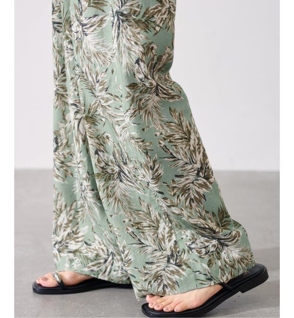 FRAMeWORK「≪予約≫リーフプリントタックパンツ」|その他|