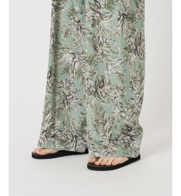 FRAMeWORK「≪予約≫リーフプリントタックパンツ」|その他|