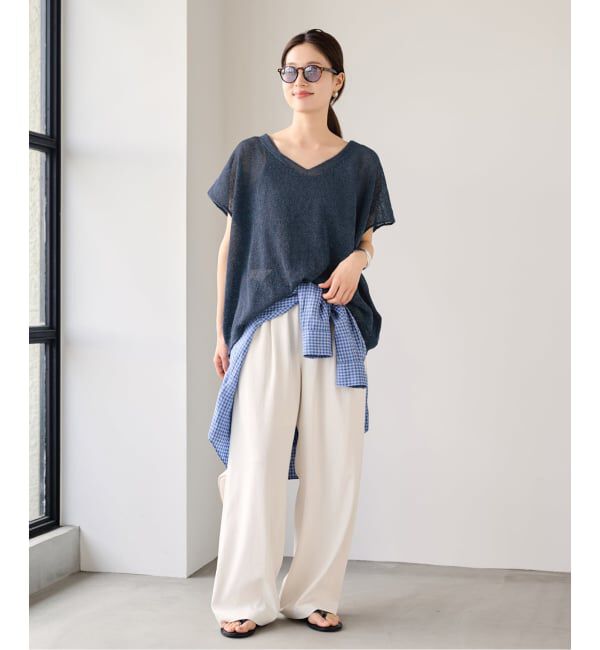 FRAMeWORK「≪予約≫2WAYウォッシャブルニュアンスワイド N/S」|ニット・セーター|