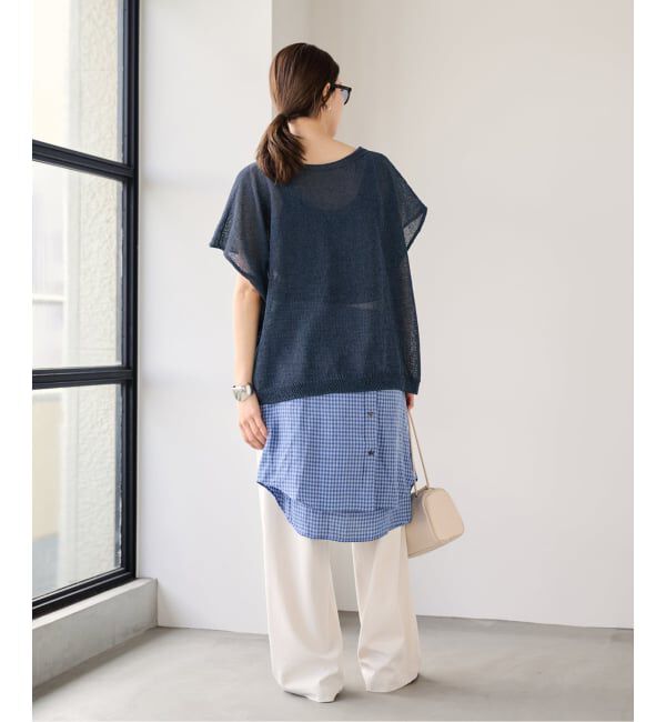 FRAMeWORK「≪予約≫2WAYウォッシャブルニュアンスワイド N/S」|ニット・セーター|