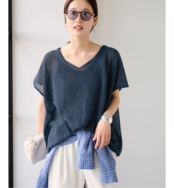 FRAMeWORK「≪予約≫2WAYウォッシャブルニュアンスワイド N/S」|ニット・セーター|