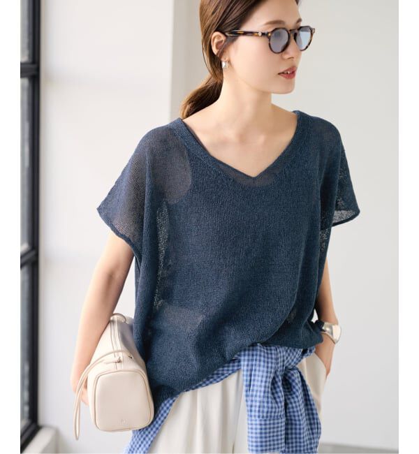 FRAMeWORK「≪予約≫2WAYウォッシャブルニュアンスワイド N/S」|ニット・セーター|