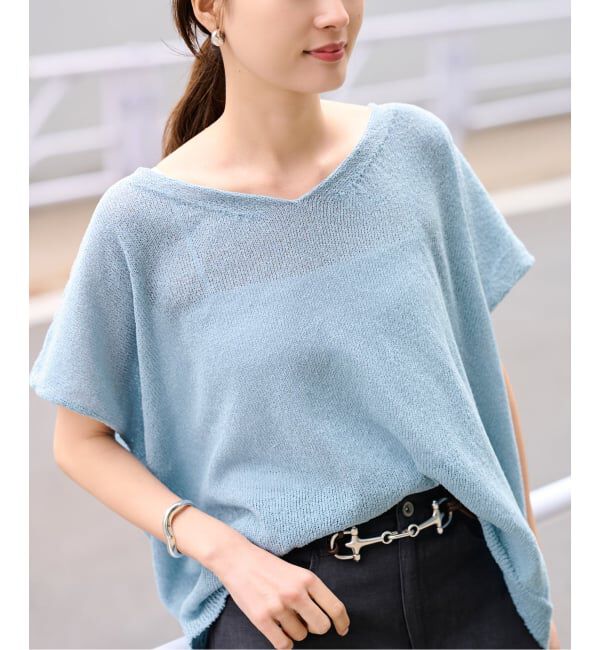 FRAMeWORK「≪予約≫2WAYウォッシャブルニュアンスワイド N/S」|ニット・セーター|