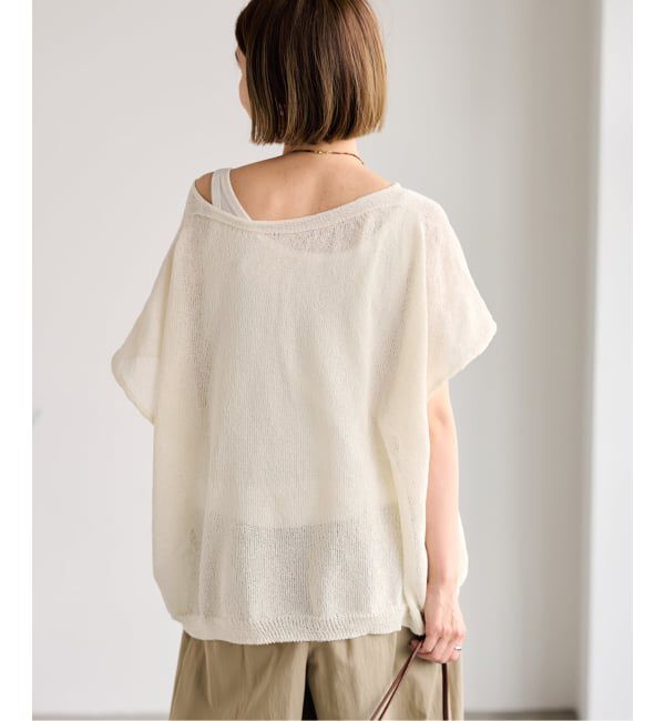 FRAMeWORK「≪予約≫2WAYウォッシャブルニュアンスワイド N/S」|ニット・セーター|