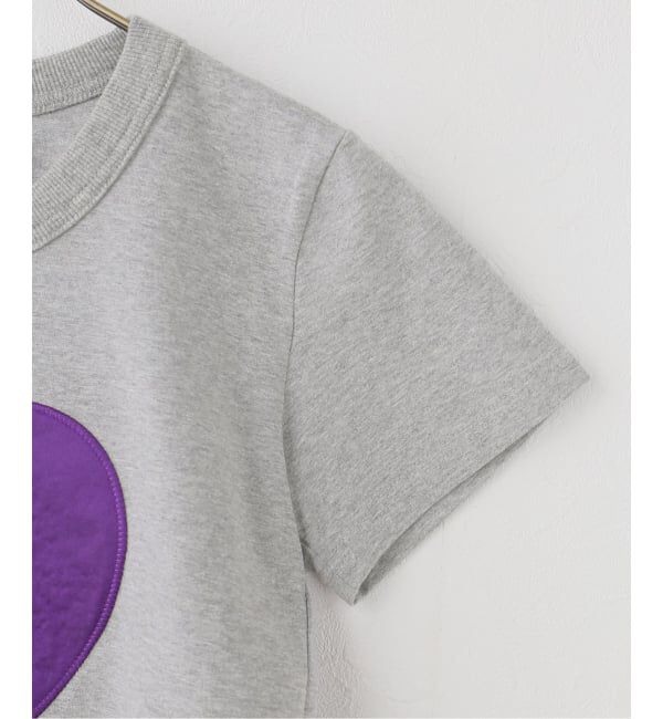 U by SPICK&SPAN「GREEN BUTTER/グリーンバター Heart Applique Tee」|Tシャツ・カットソー|