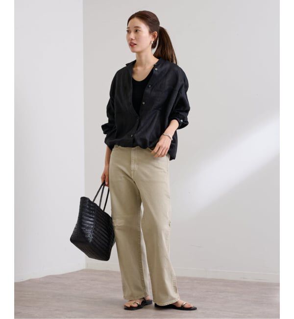 FRAMeWORK「≪追加予約≫フレンチリネンドロストシャツ 2」|シャツ・ブラウス|