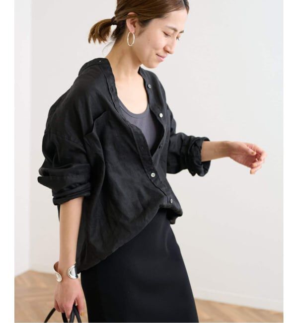 FRAMeWORK「≪追加予約≫フレンチリネンドロストシャツ 2」|シャツ・ブラウス|