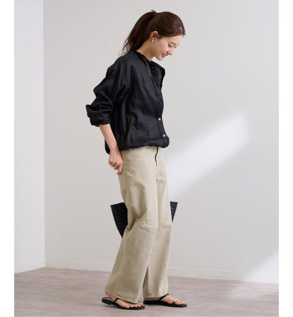 FRAMeWORK「≪追加予約≫フレンチリネンドロストシャツ 2」|シャツ・ブラウス|