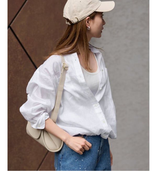 FRAMeWORK「≪追加予約≫フレンチリネンドロストシャツ 2」|シャツ・ブラウス|