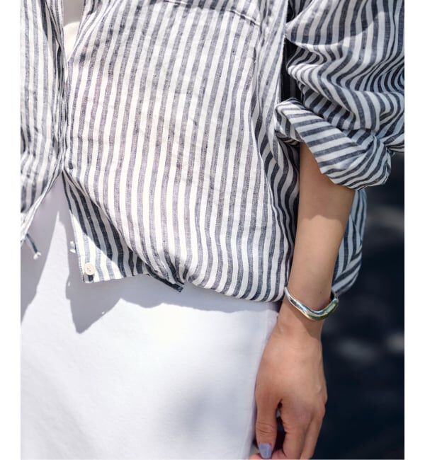 FRAMeWORK「≪追加予約≫フレンチリネンドロストシャツ 2」|シャツ・ブラウス|