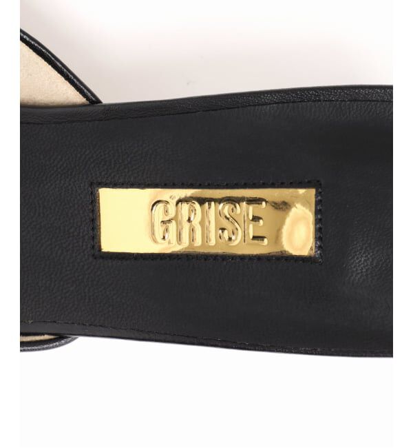 GRISE「GRISE4.5cmレザーポインテッドミュール」|パンプス|