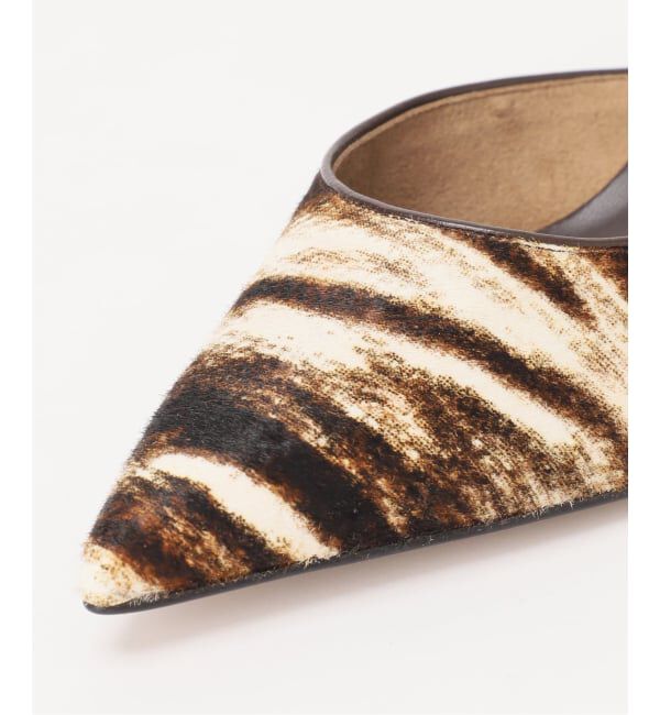 GRISE「GRISE4.5cmレザーポインテッドミュール」|パンプス|