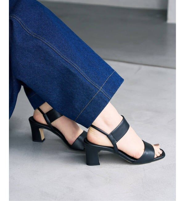  「《追加予約》6cmゴムストラップサンダル」|サンダル|