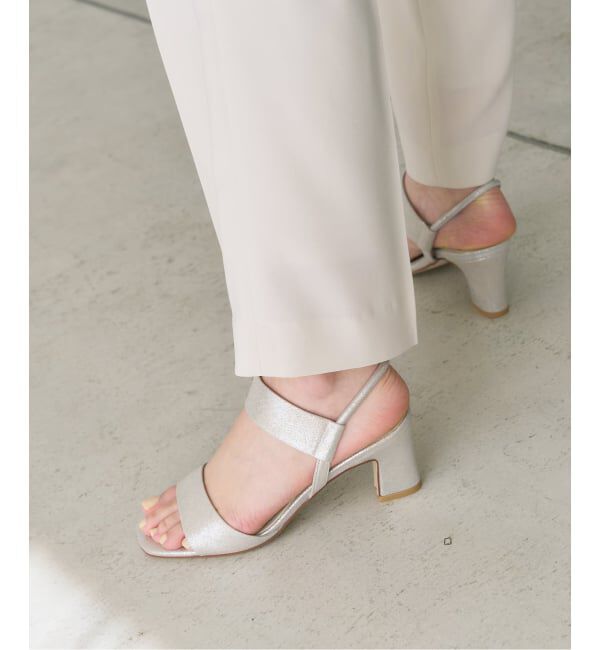  「《追加予約》6cmゴムストラップサンダル」|サンダル|