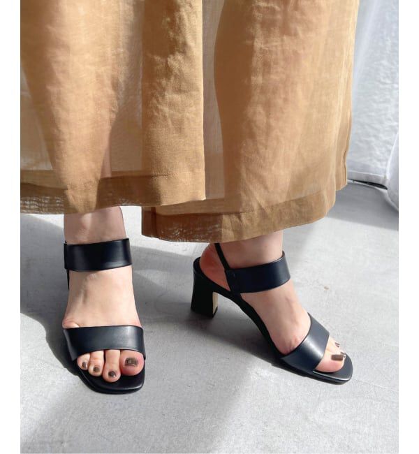  「《追加予約》6cmゴムストラップサンダル」|サンダル|