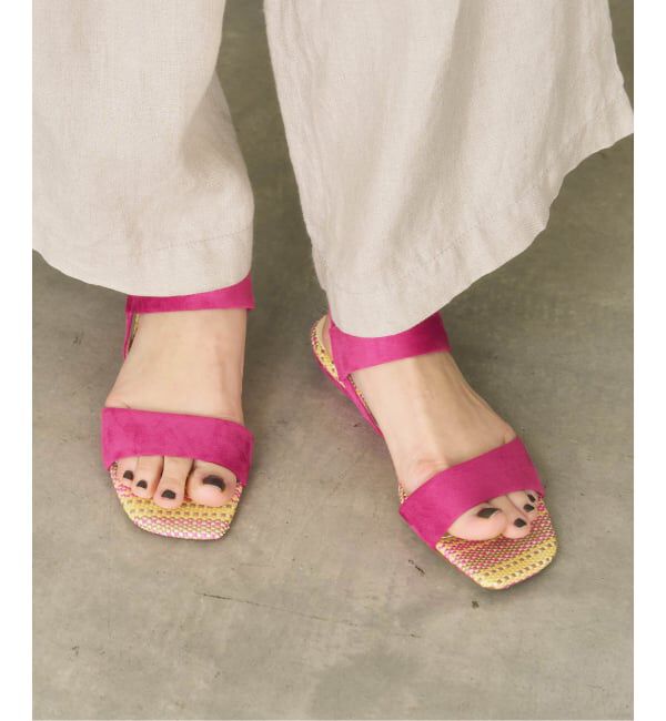  「《追加予約》2cmゴムストラップサンダル」|サンダル|