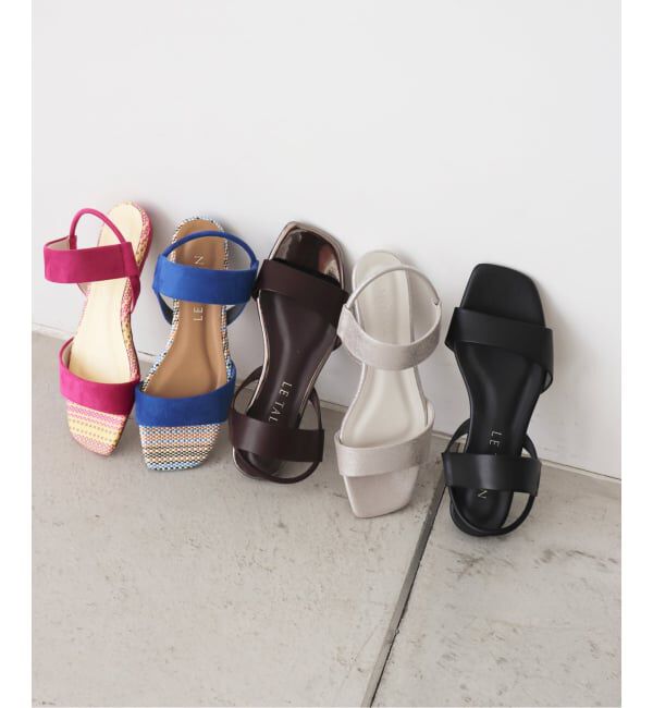  「《追加予約》2cmゴムストラップサンダル」|サンダル|