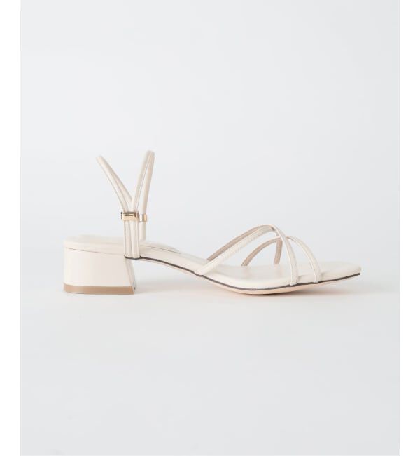  「《予約》3.5cmスクエア2WAYサンダル」|サンダル|