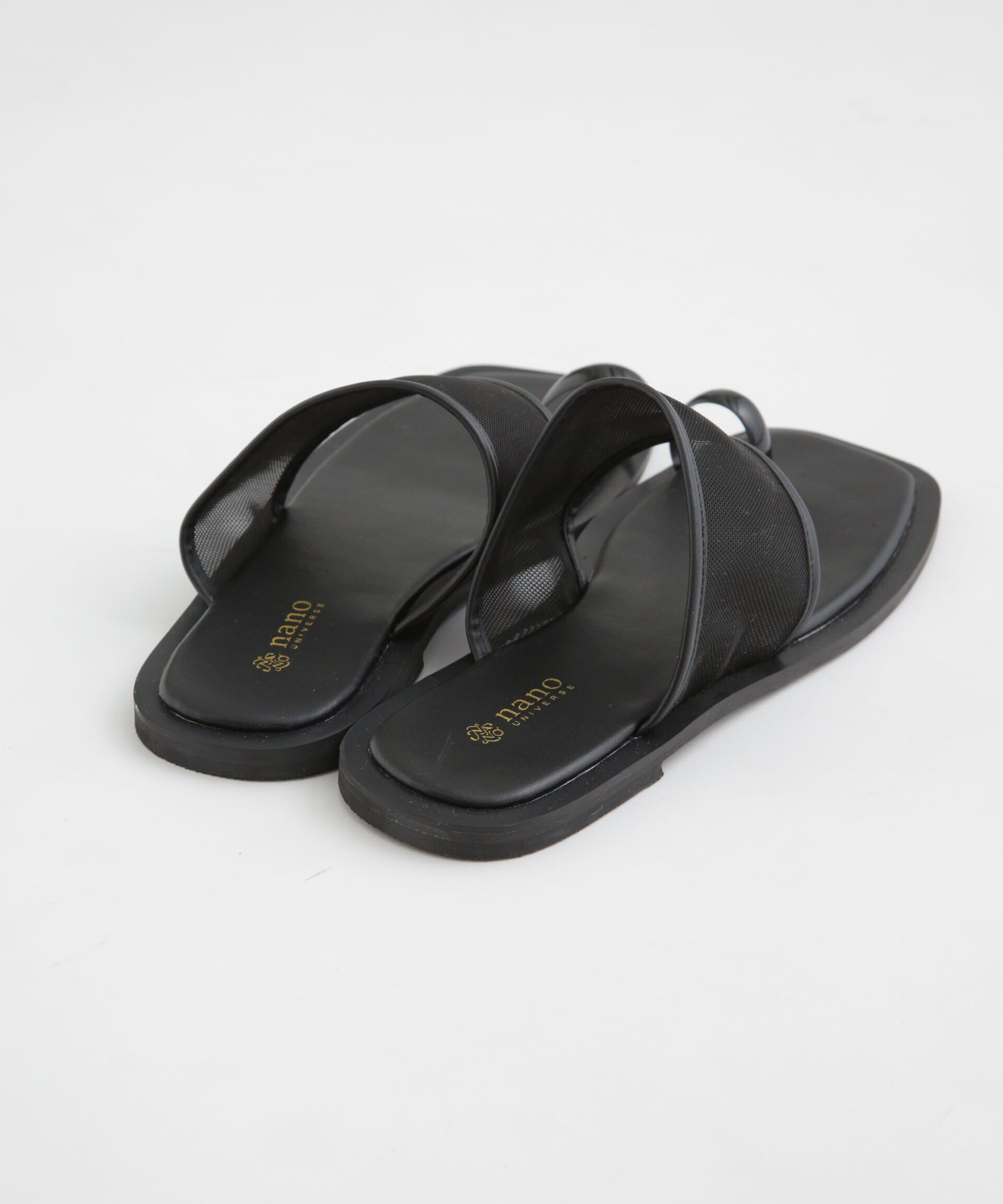 nano･universe「LB.04/メッシュコンビフラットサンダル」|サンダル|