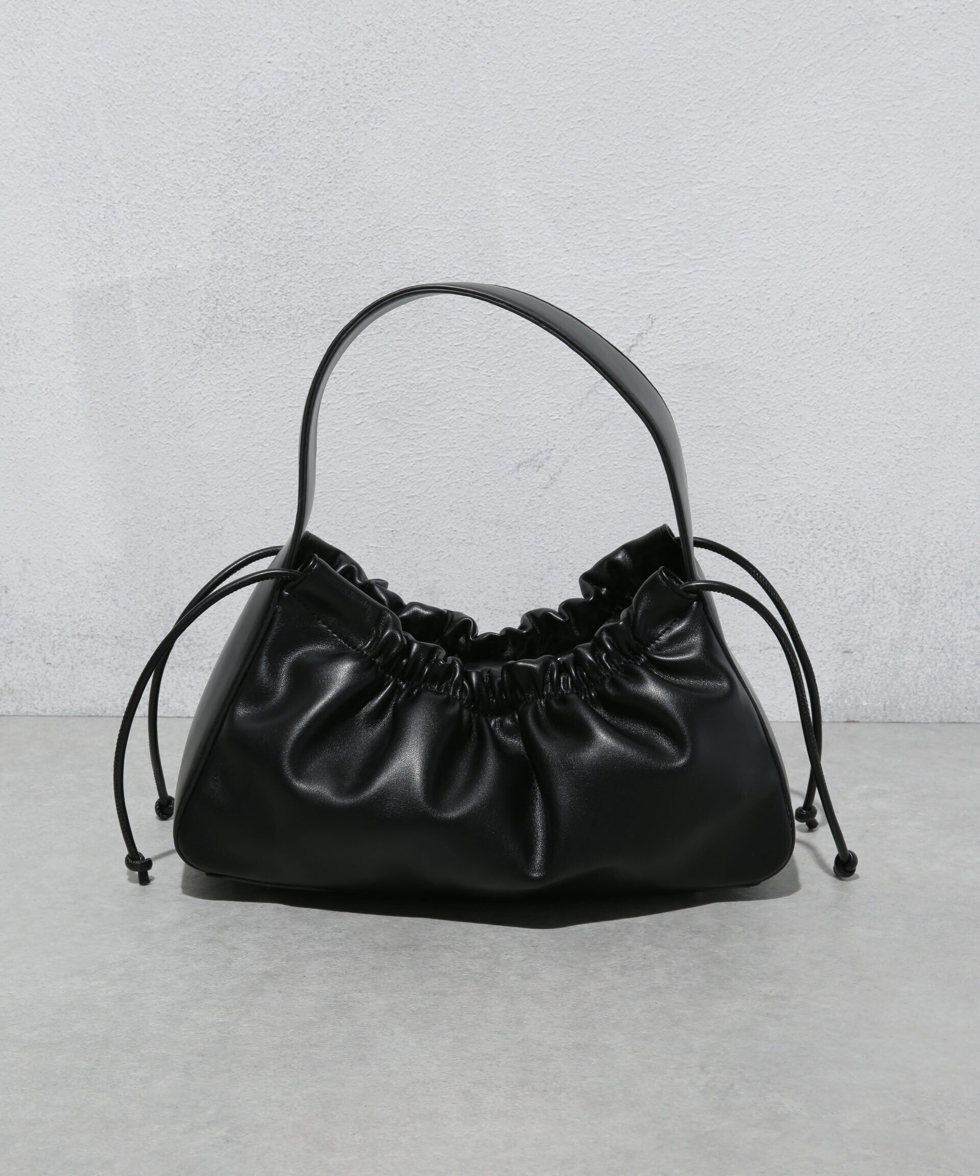 nano･universe「ギャザーハンドルバッグ」|ハンドバッグ|