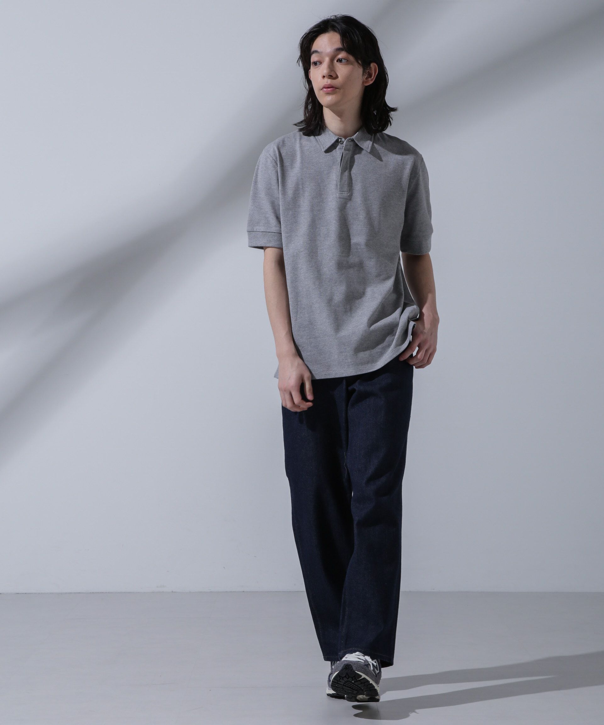 nano･universe「Anti Soaked(R) 汗染み防止 比翼ポロシャツ」|Tシャツ・カットソー|