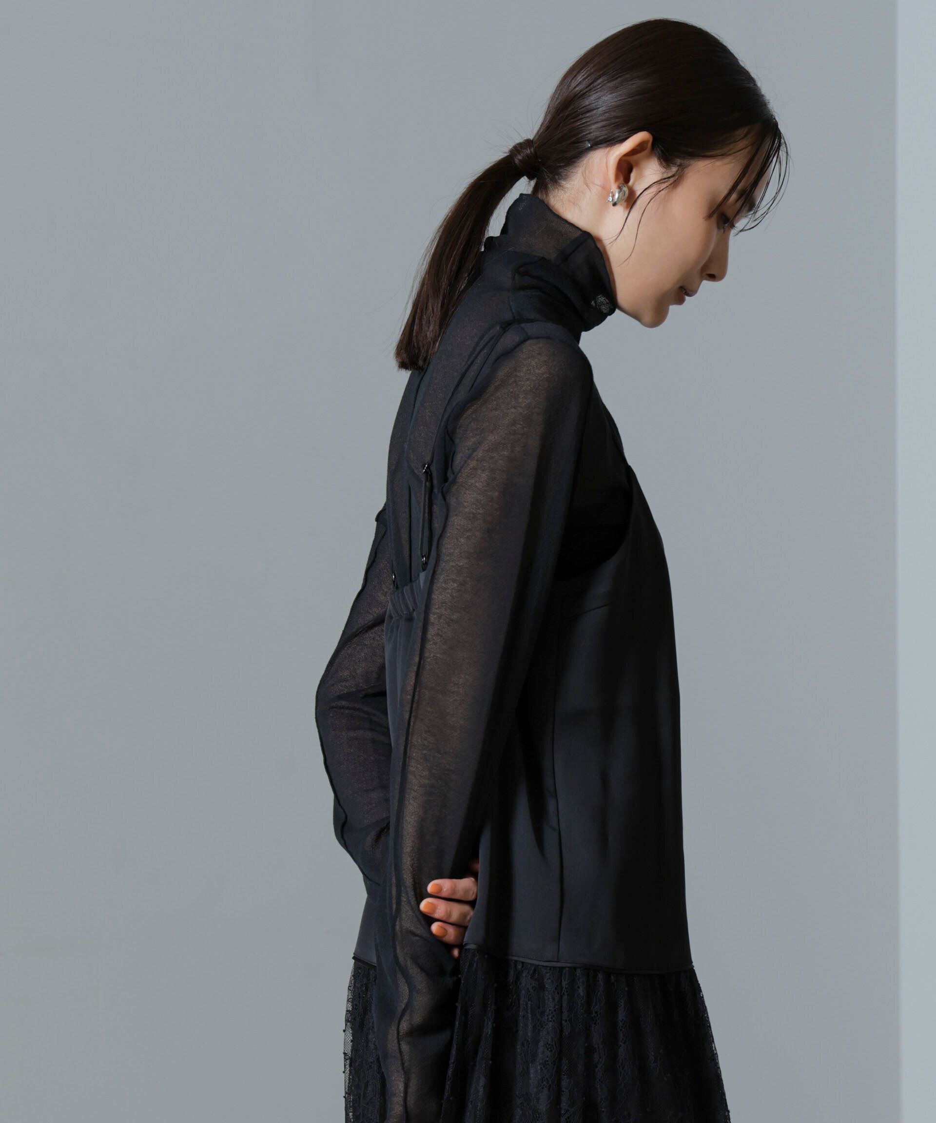 nano･universe「梨地シアータートルカットトップス」|Tシャツ・カットソー|