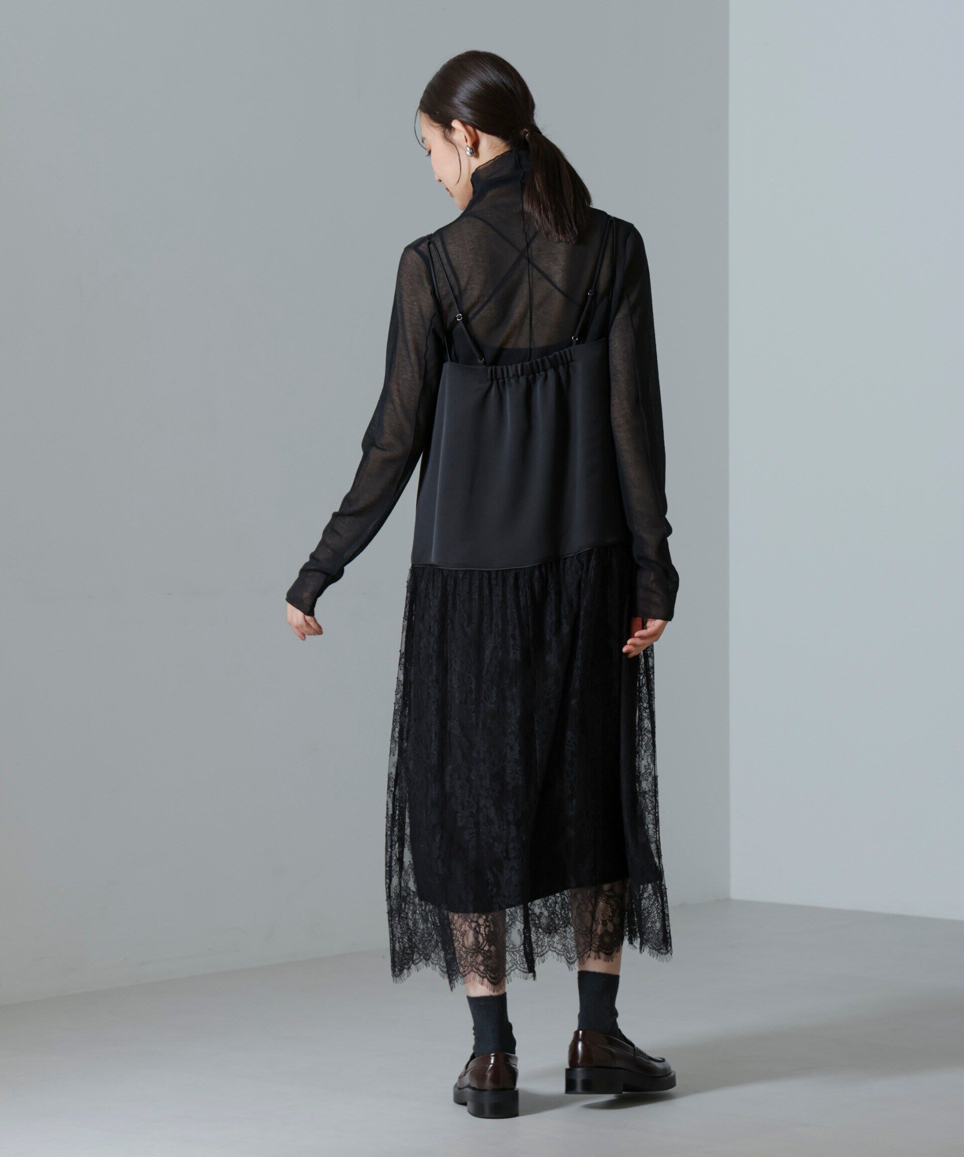 nano･universe「梨地シアータートルカットトップス」|Tシャツ・カットソー|