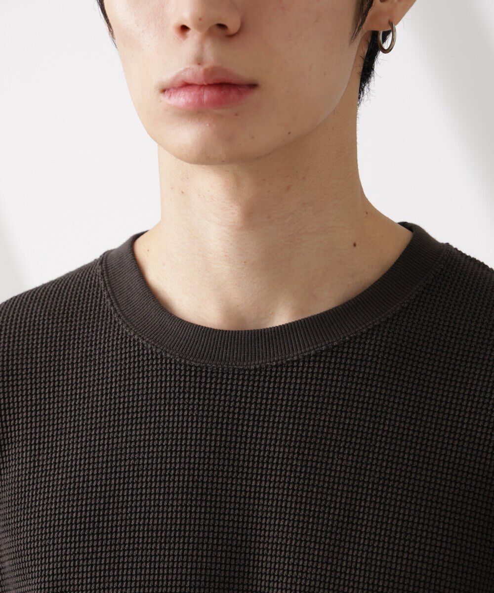 nano･universe「テックワッフルクルーネックTシャツ」|Tシャツ・カットソー|