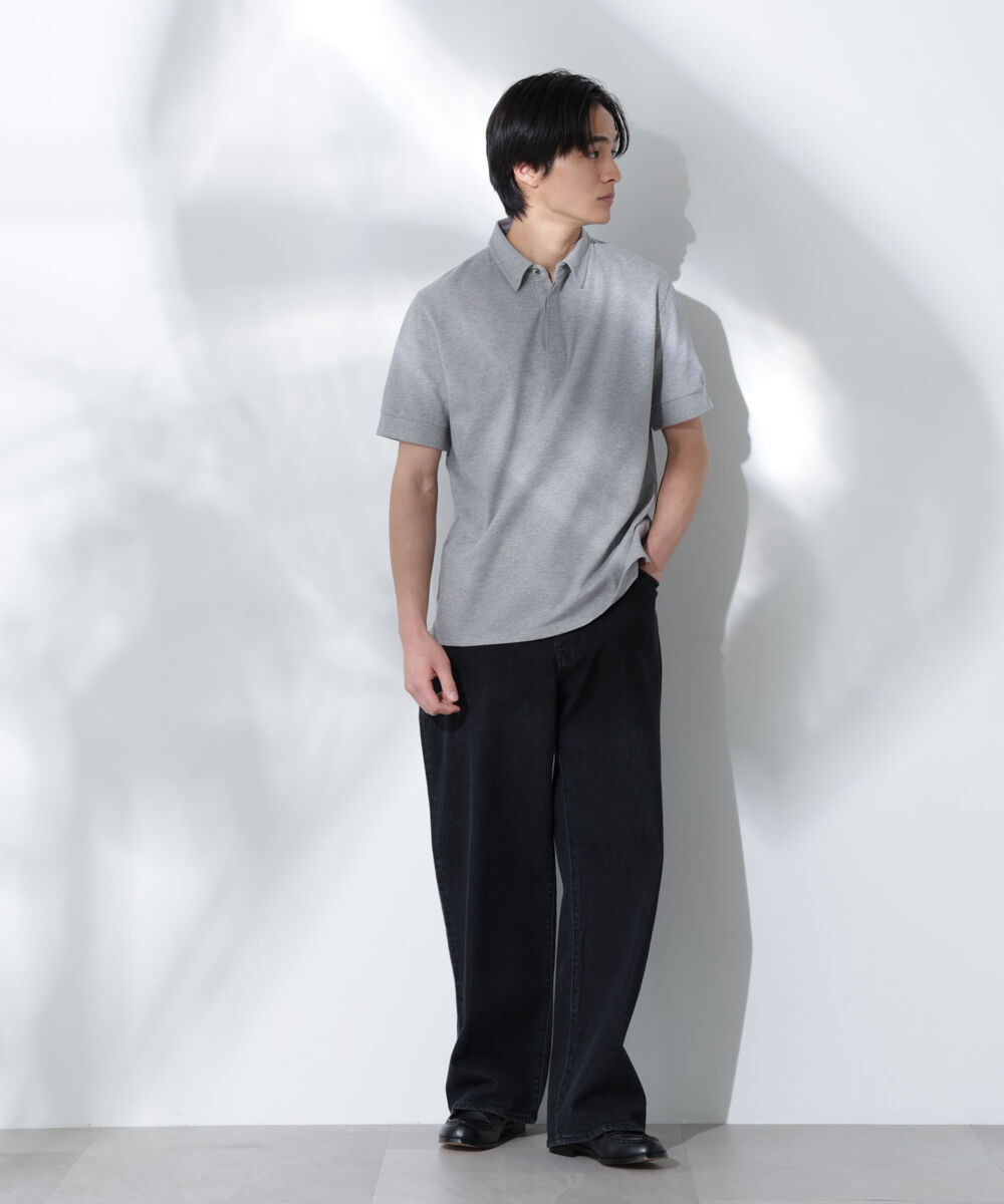 nano･universe「Anti Soaked(R)  汗染み防止 比翼ポロシャツ」|Tシャツ・カットソー|