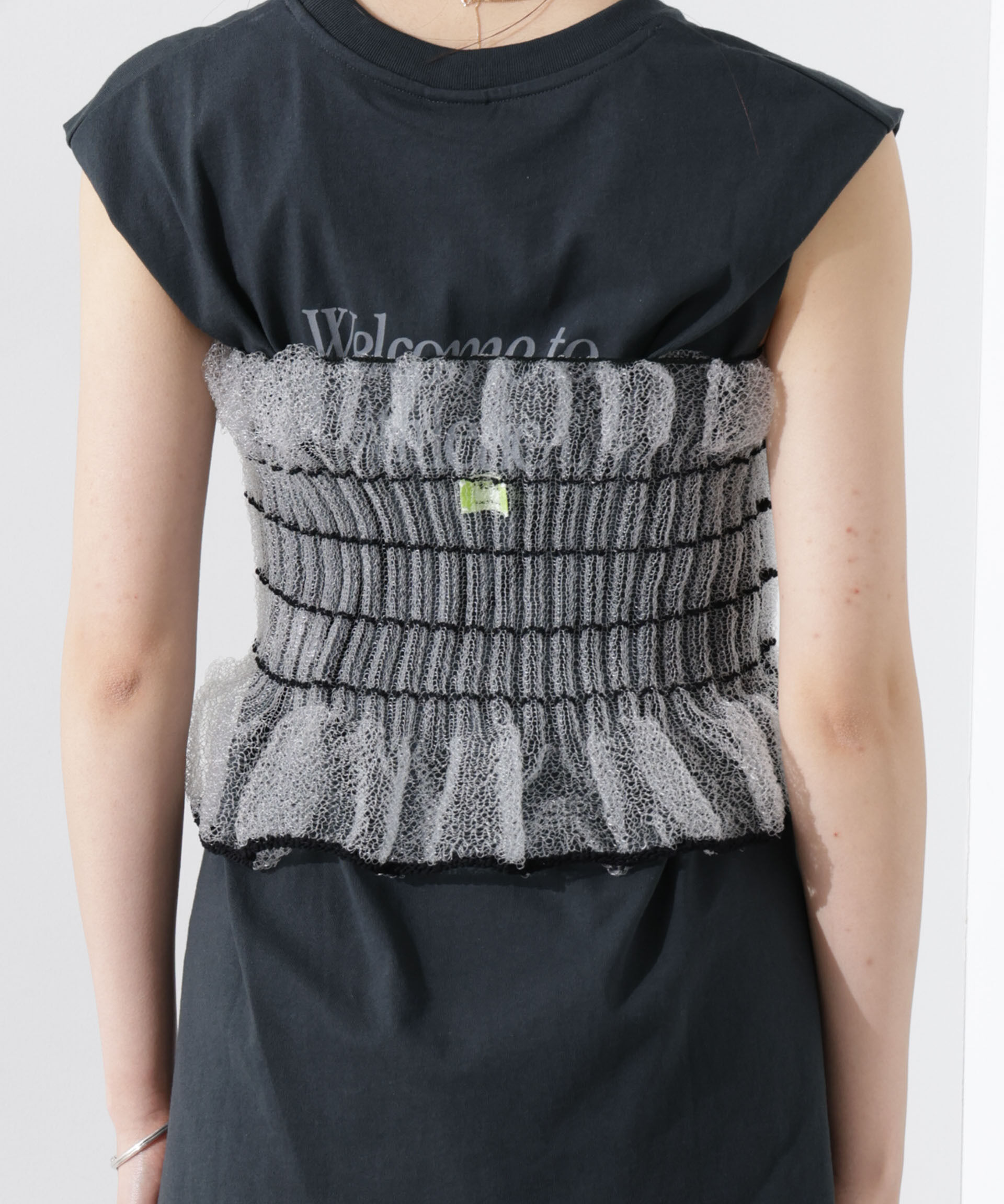 nano･universe「ODAKHA/clear specter tube top」|ニット・セーター|