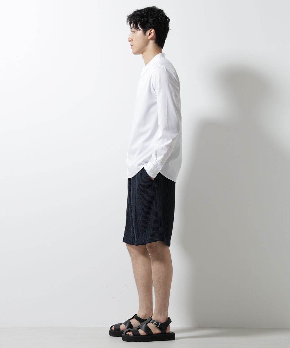 nano･universe「ジャガードニットソーショートパンツ（セットアップ可）」|チノ|