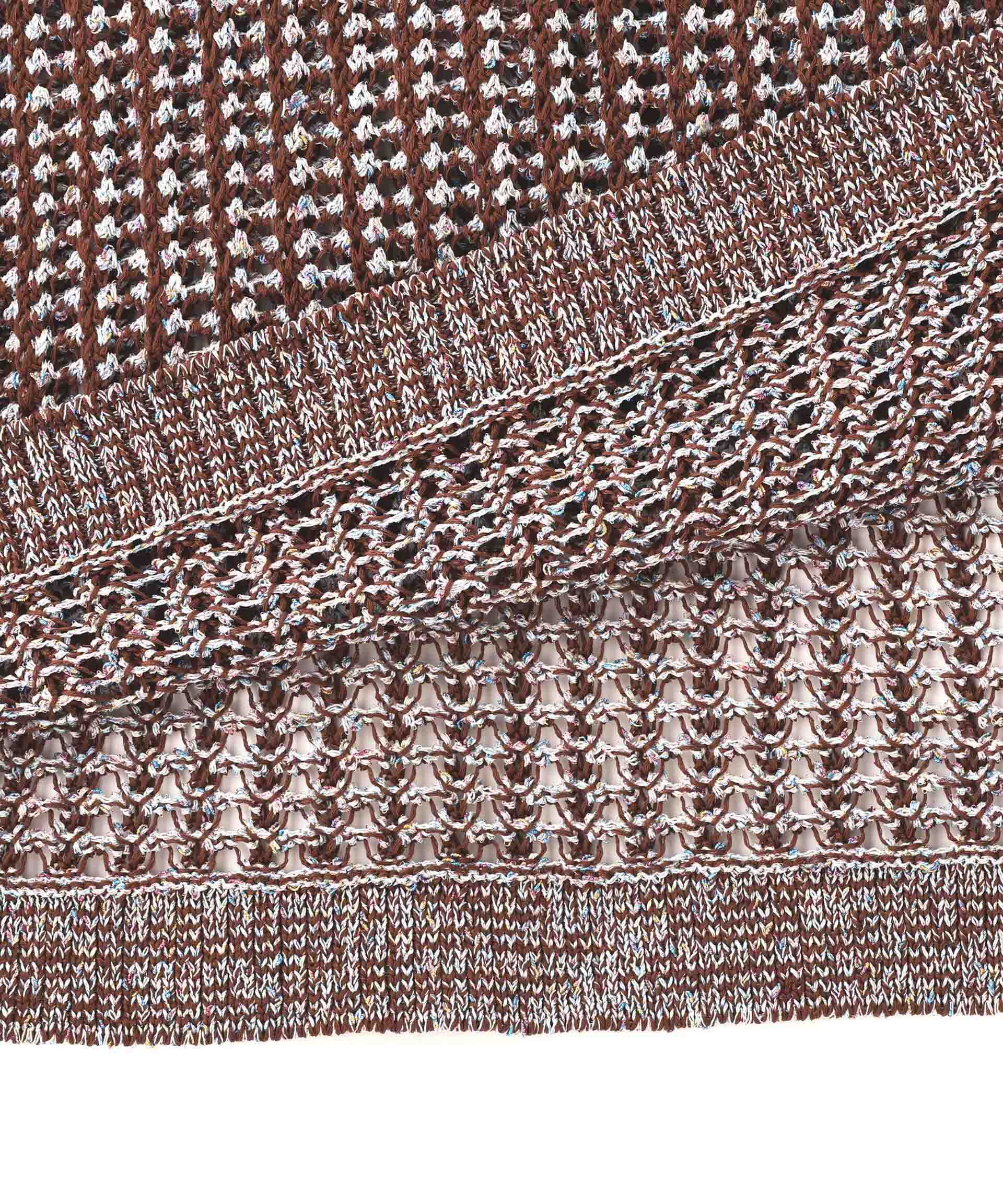 nano･universe「「STEVELOUR」シャイニーレースニットワンピース」|ニット・セーター|