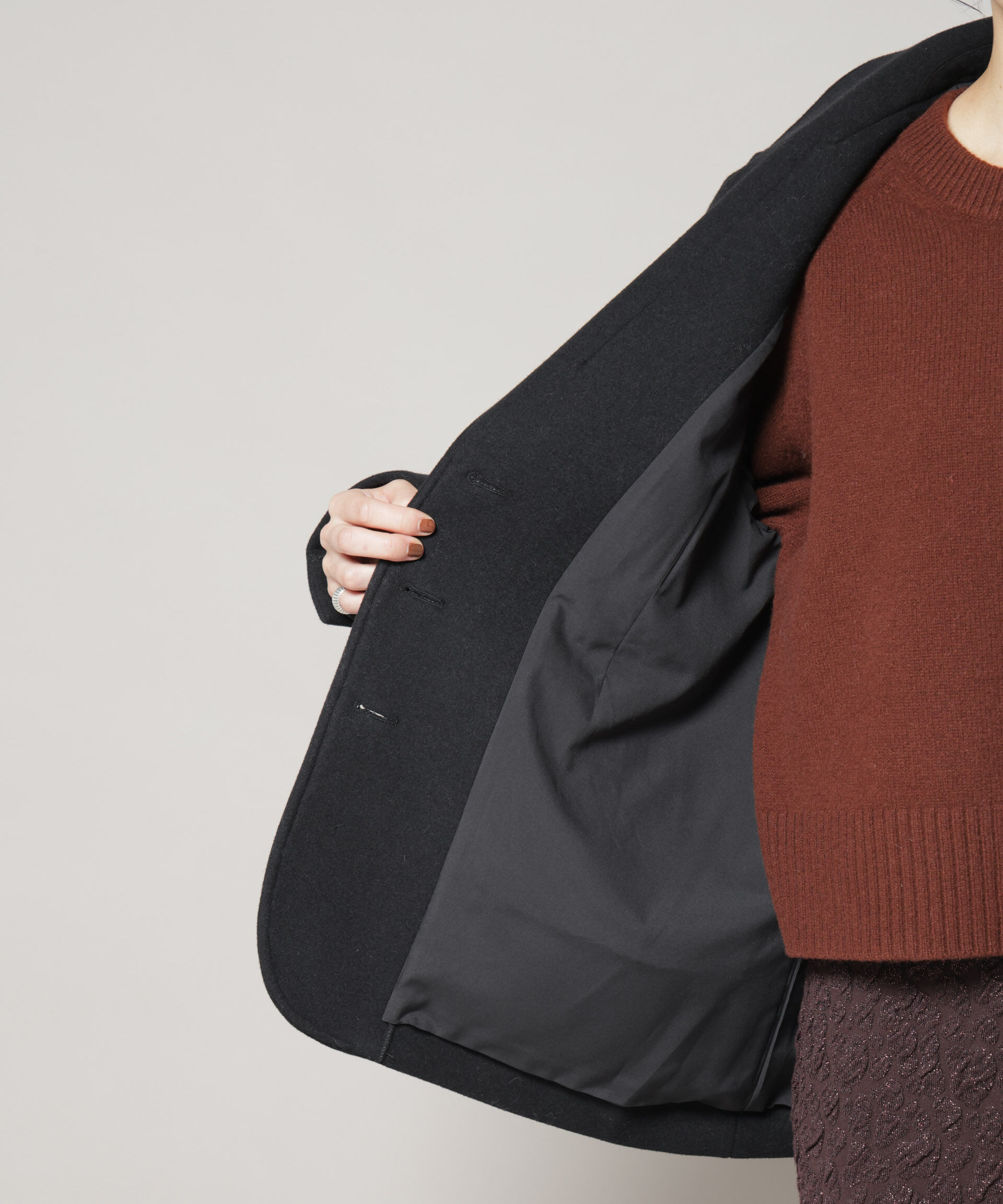 nano･universe「ワイドショルダージャケット」|テーラードジャケット|