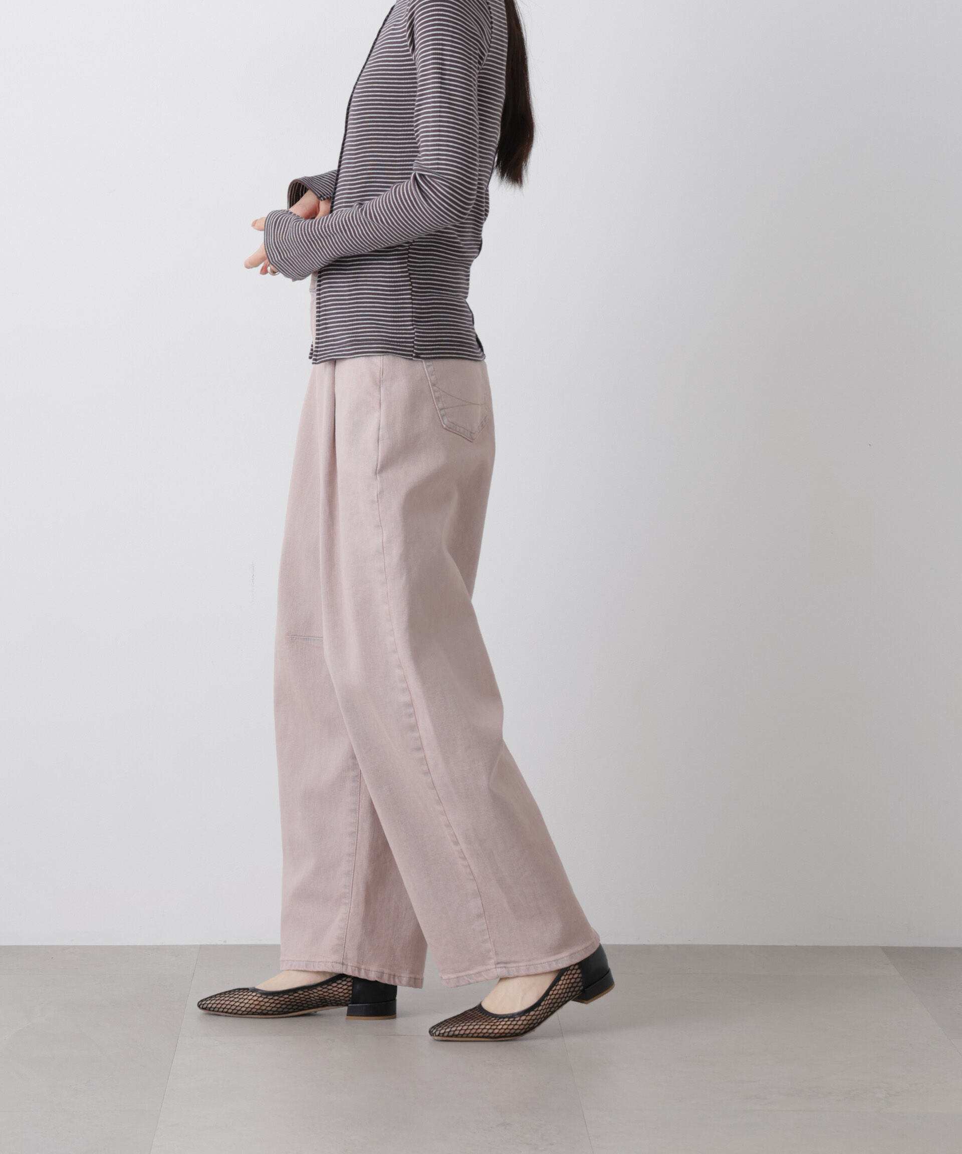nano･universe「SOMETHING/HANA TUCK CURVE TAPERED」|チノ|