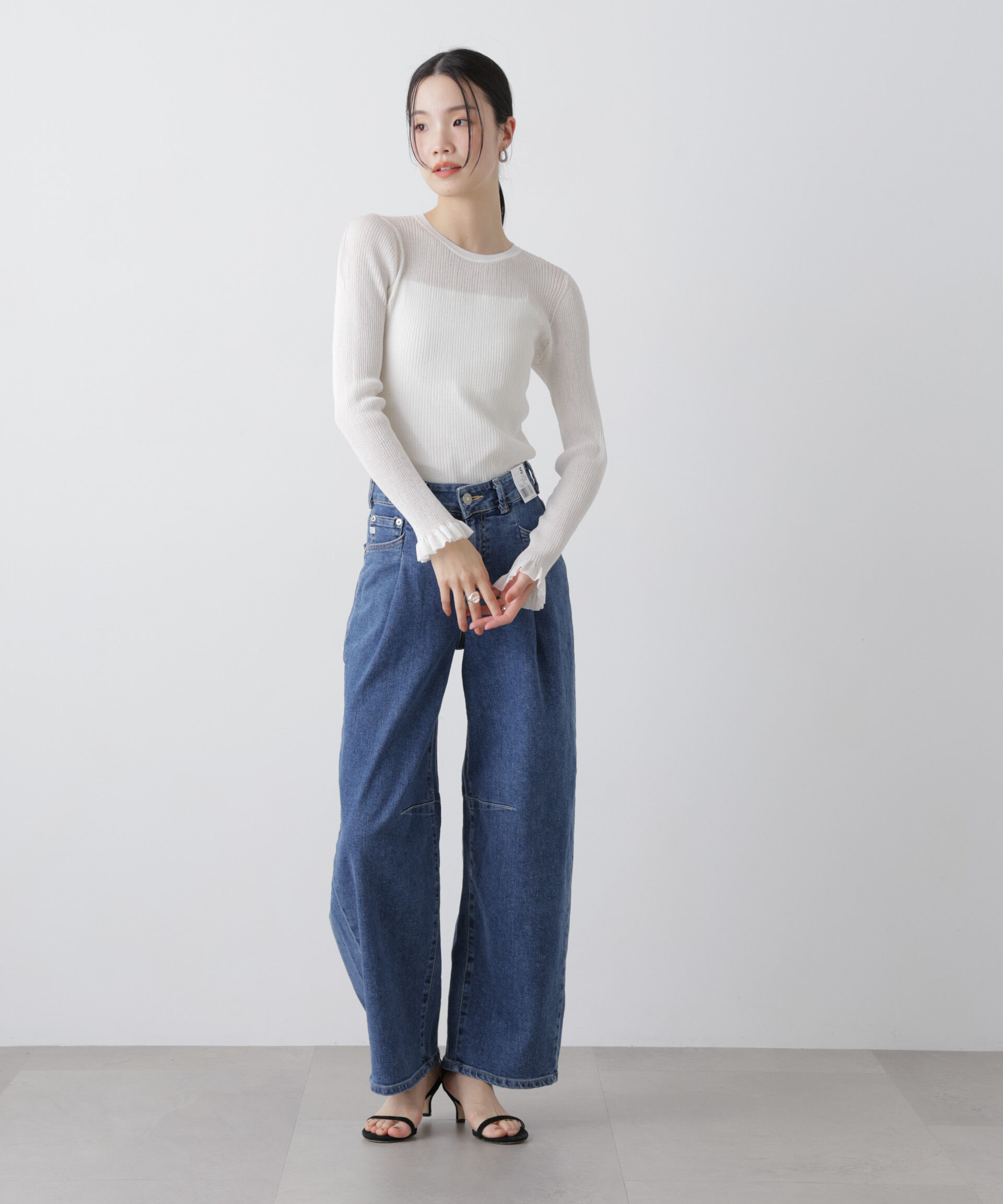 nano･universe「SOMETHING/HANA TUCK CURVE TAPERED」|チノ|