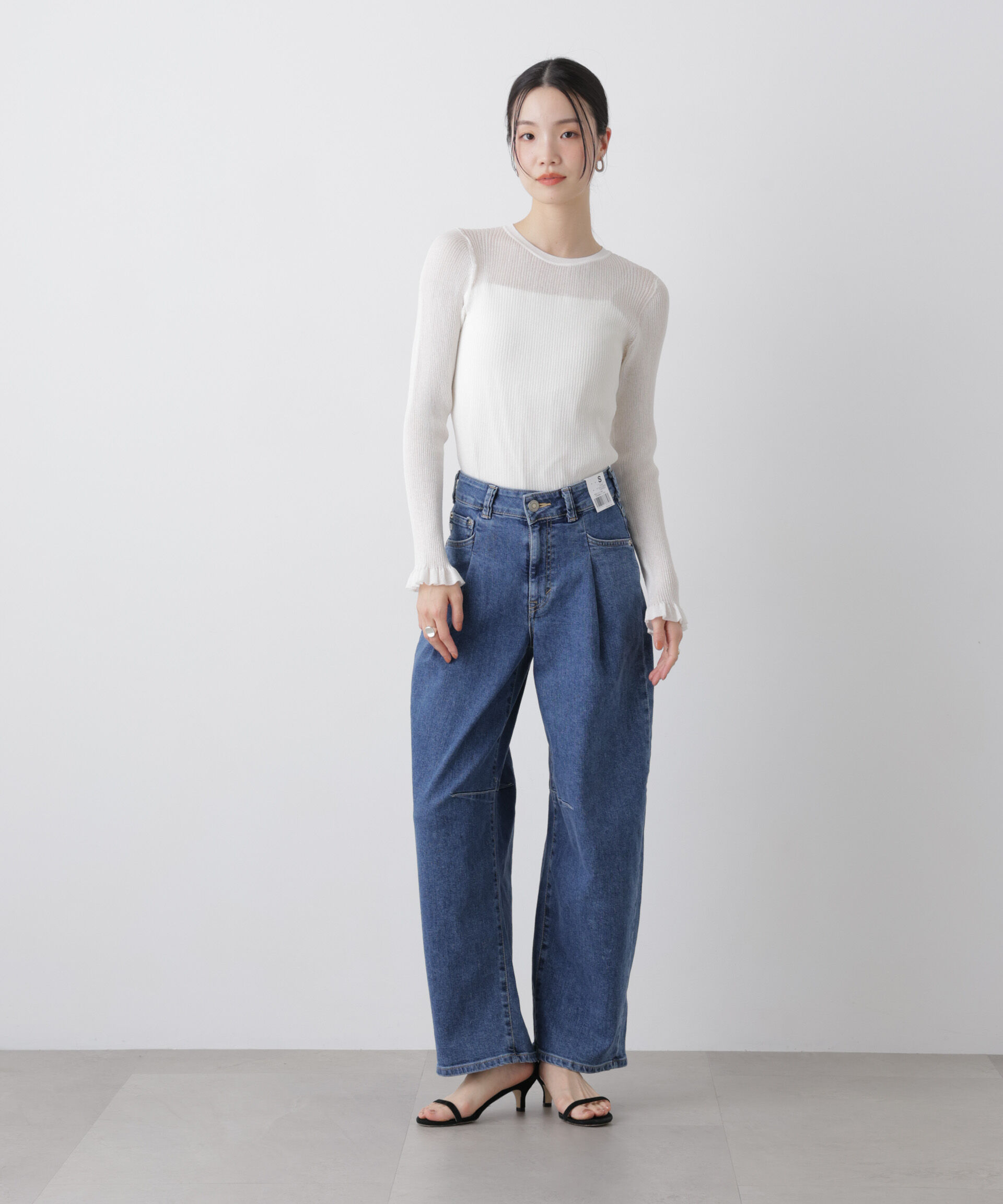 nano･universe「SOMETHING/HANA TUCK CURVE TAPERED」|チノ|