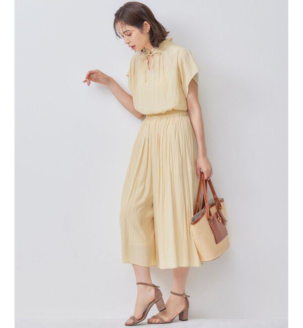 組曲「【新色追加】ギャザーライトデシン パンツ」|その他|