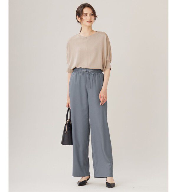 自由区「【カタログ掲載・洗える】ドルマンスリーブ カットソー」|Tシャツ・カットソー|