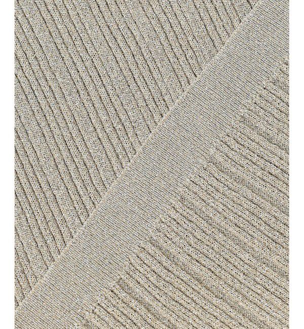 自由区「【カタログ掲載・アンサンブル対応・洗える】グリッターリブプルオーバー ニット」|ニット・セーター|